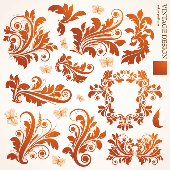 винтажные узоры, узор, винтаж, vintage